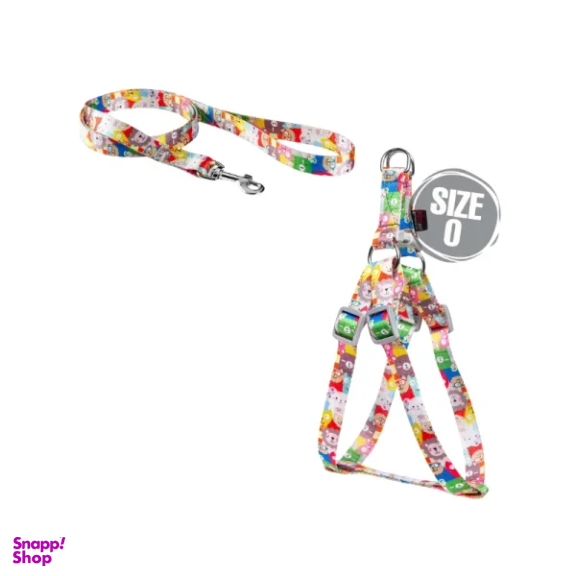 قلاده کتفی گربه و سگ نیناپت مدل ریتم کد 4130 سایز صفر به همراه لید