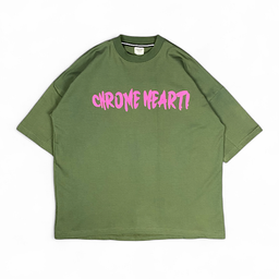 تیشرت طرح Chrome Heart کد C1 رنگ سبز