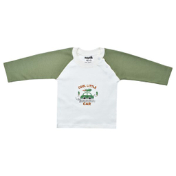 تیشرت آستین بلند نوزادی بی بی وان مدل تمام ماشین