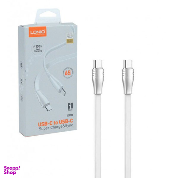 کابل شارژ Type-C به Type-C الدینیو مدل LC131C طول 1 متر