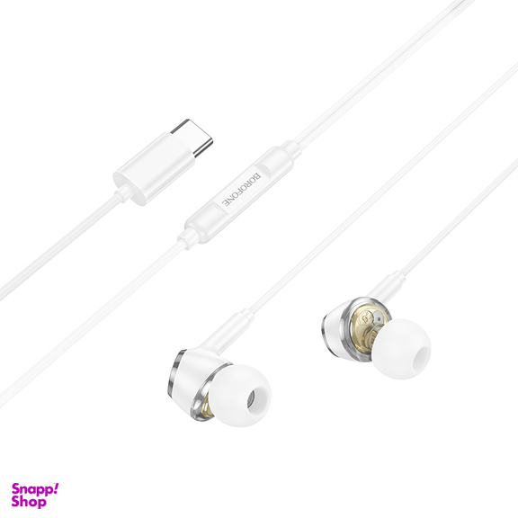 هندزفری باسیم بروفون مدل BM90 Type-C طول 1.2 متر