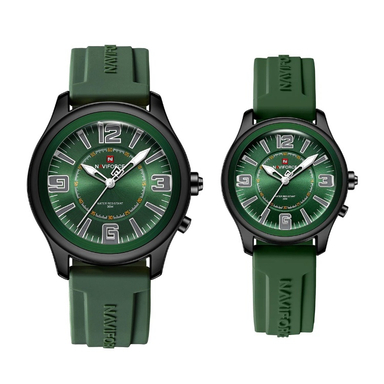 ست ساعت مچی عقربه‌ ای زنانه و مردانه نیوی فورس مدل NF9256