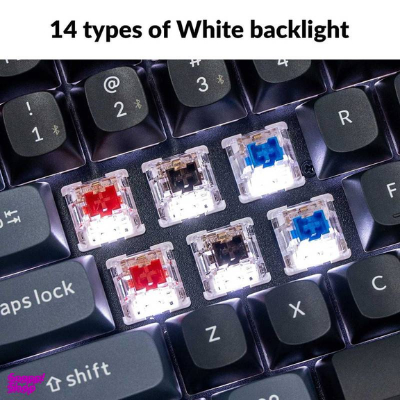 کیبورد بی سیم مخصوص بازی کیکرون مدل Keychron K2 Pro Brown Switch
