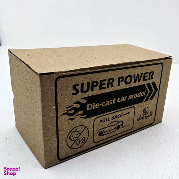 ماشین بازی ناب سل مدل جیپ پلیس فلزی عقب کش