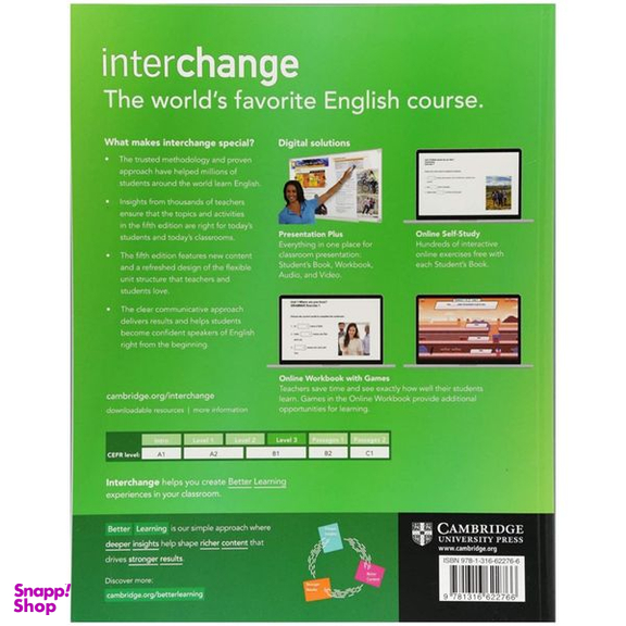 کتاب Interchange 5th 3 اثر Jack C. Richards انتشارات cambridge