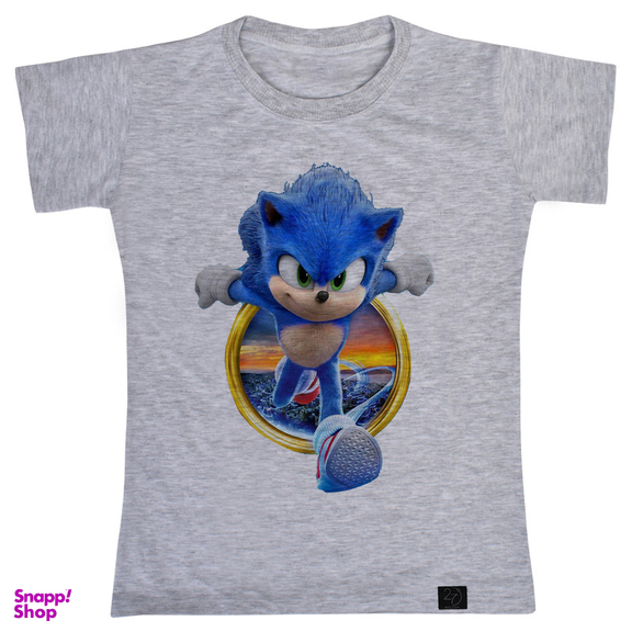 تی شرت آستین کوتاه پسرانه 27 مدل سونیک کد WN918