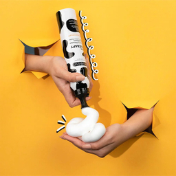 موس حالت دهنده مو مورفوس مدل milk therapy حاوی 12 آمینو اسید ضروری مو و پروتئین شیر حجم 350 میلی‌ لیتر