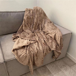 پتو مسافرتی شایسته مدل پلیسه کرکره ای سایز 160×205 سانتی متر