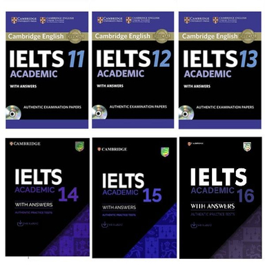 کتاب Cambridge IELTS Academic اثر جمعی از نویسندگان انتشارات کمبریج 6 جلدی