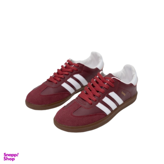 کفش راحتی زنانه طرح سامبا کد 700 رنگ زرشکی