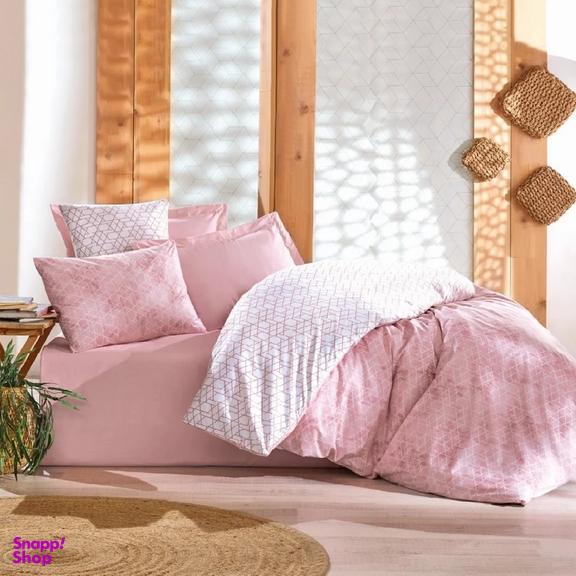 سرویس کاور لحاف کاتن باکس مدل Best Pembe یکنفره 3 تکه