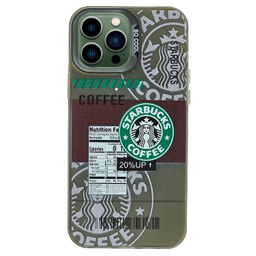 کاور موبایل طرح دار مدل استارباکس مناسب برای اپل iPhone 13 Pro Max