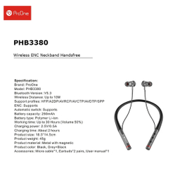 هندزفری بلوتوثی پرووان مدل PHB3380