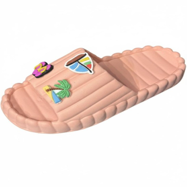 دمپایی زنانه طرح الیس سارگل رنگ گلبهی