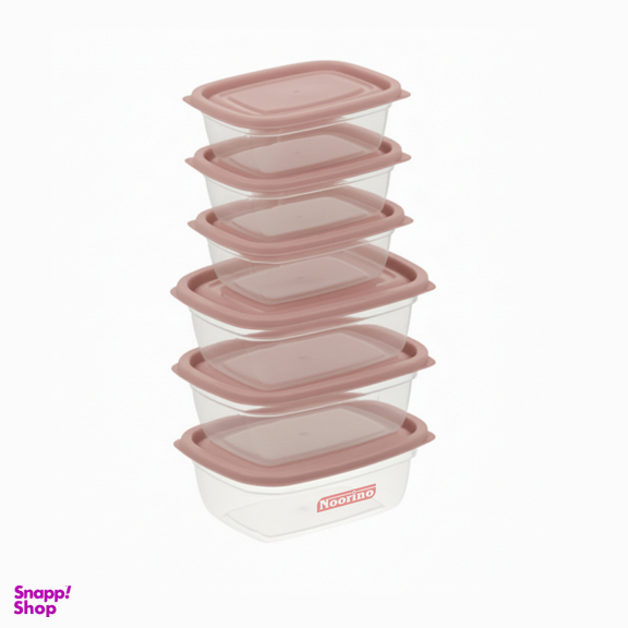 ظرف نگهدارنده نورینو مدل ساحل مجموعه 6 عددی