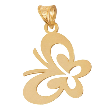 آویز گردنبند طلا 18 عیار زنانه شمیم گلد گالری مدل N018