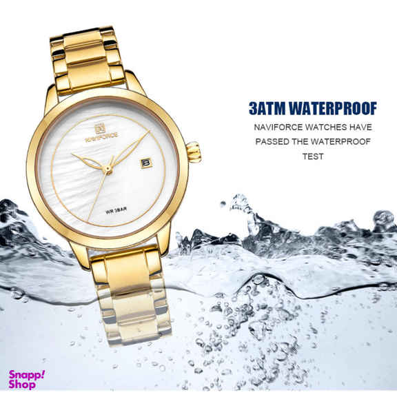 ساعت مچی عقربه ای زنانه نیوی فورس مدل 5008 GW