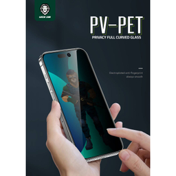 محافظ صفحه نمایش حریم شخصی گرین مدل 3D Pv-Pet Pro مناسب برای گوشی موبایل اپل iPhone 14 Pro Max