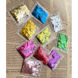 پولک طرح ستاره مجموعه 10 عددی