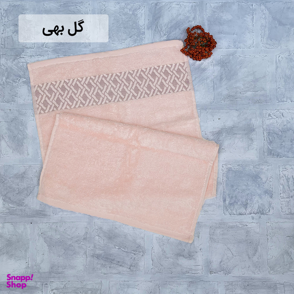 حوله دستی هیرو طرح لاین سایز 40×78 سانتی متر