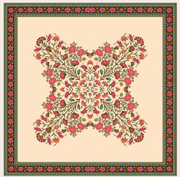 رومیزی چاپی مربع 1×1 مدل 1400115
