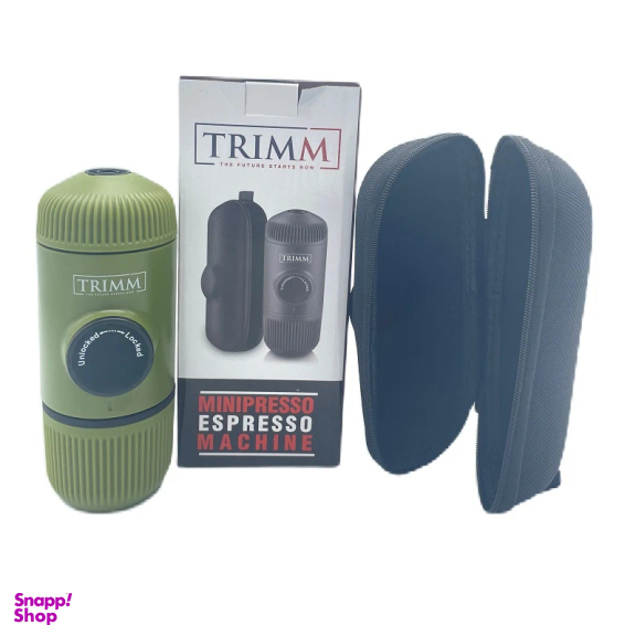اسپرسو ساز سفری تریم مدل TRIMM HS-8202A به همراه کیف