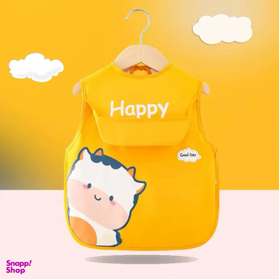 پیش بند نوزاد مدل گاو هپی