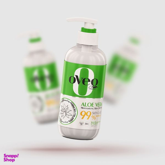 کرم مرطوب کننده اوک شاین مدل آلوئه ورا حجم 400 میلی لیتر به همراه کرم مرطوب کننده اوک شاین کد 01 حجم 75 میلی لیتر