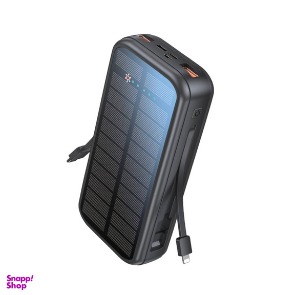 پاوربانک خورشیدی گرین لاین مدل GL-PB66 PD20W Solar 2 ظرفیت 16000 میلی‌ آمپر ساعت