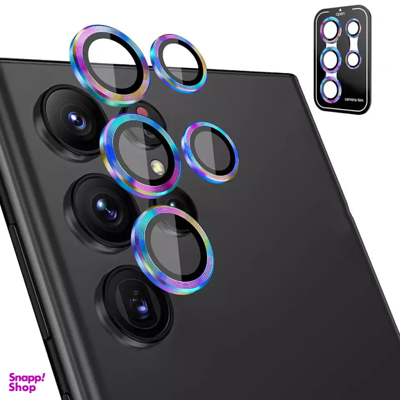 محافظ لنز دوربین بوف مدل HD-ColorLenz مناسب برای گوشی موبایل سامسونگ Galaxy S23 Ultra