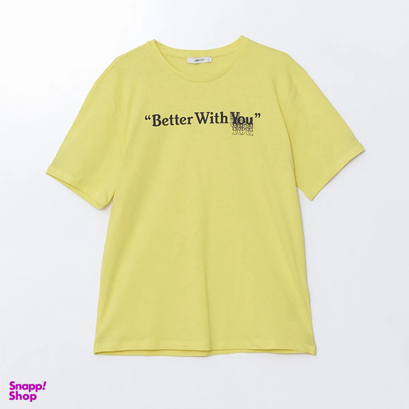 ست تیشرت آستین کوتاه و شلوارک راحتی مردانه ال سی وایکیکی مدل Fresh-Pamuk