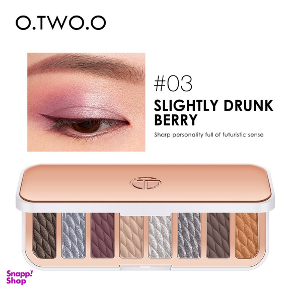 پالت سایه چشم او تو او مدل Slightly Drunk Berry