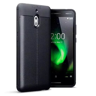 قاب ژله ای اتو فوکوس مدل Jelly Case طرح چرم مناسب نوکیا Nokia 2.1