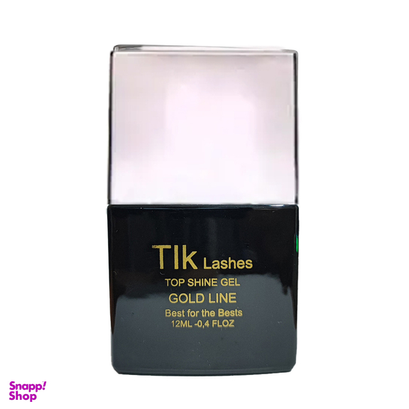 ست تاپ شاین و تاپ کات و برق ناخن تیک مدل Gold Line مجموعه ۳ عددی