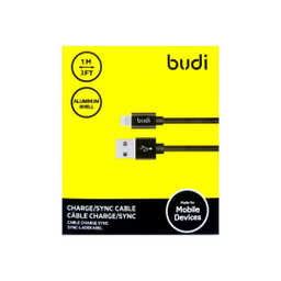 کابل تبدیل USB به Lightning بودی (Budi) مدل M8J180 به طول 1m