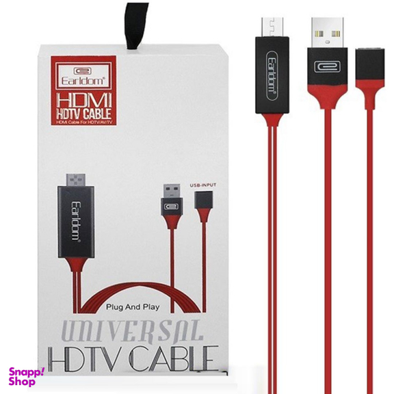 کابل شارژ و HDMI ارلدام مدل ET-W8