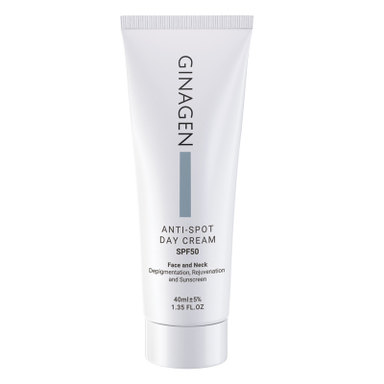 کرم ضد آفتاب بدون رنگ ژیناژن مدل Anti Spot SPF 50 مناسب انواع پوست حجم 40 میلی لیتر