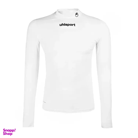 بلوز ورزشی مردانه آلشپرت مدل استرچ انگشتی ALA -002 رنگ سفید