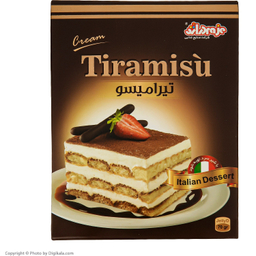 پودر تیرامیسو توت فرنگی شیری دراژه وزن 70 گرم