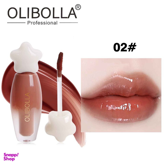 رژ لب مایع اولیبولا مدل JELLY GLOSSY کد 02 حجم 5 میلی لیتر