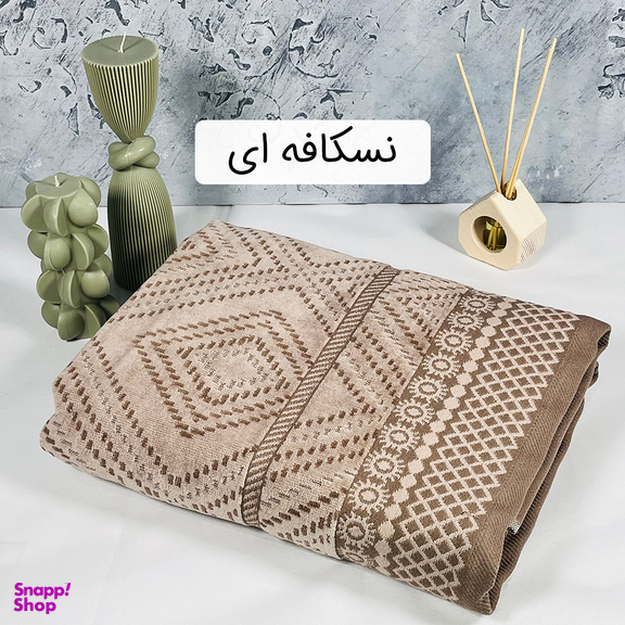 حوله حمام آذرریس طرح لیدیا سایز 100×165 سانتی متر