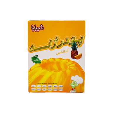 پودر ژله آناناس شیبابا وزن 100 گرم