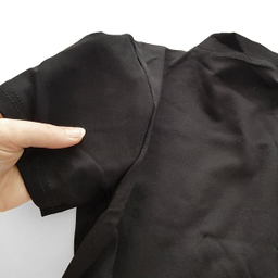 کراپ‌ تیشرت آستین کوتاه زنانه ماییلدا مدل 4726-505 رنگ مشکی