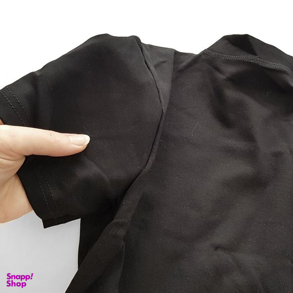 کراپ‌ تیشرت آستین کوتاه زنانه ماییلدا مدل 4726-505 رنگ مشکی