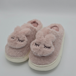 دمپایی حوله ای مدل خرگوشی کد 426 رنگ صورتی