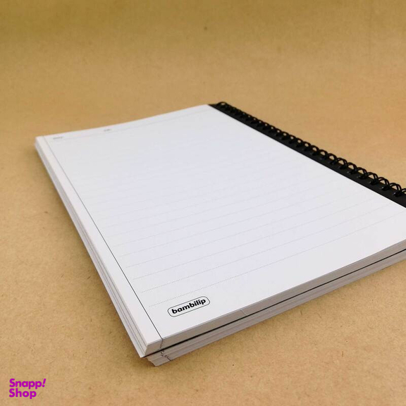دفتر مشق 100 برگ بامبیلیپ طرح کرومی کد 64 مجموعه 3 عددی