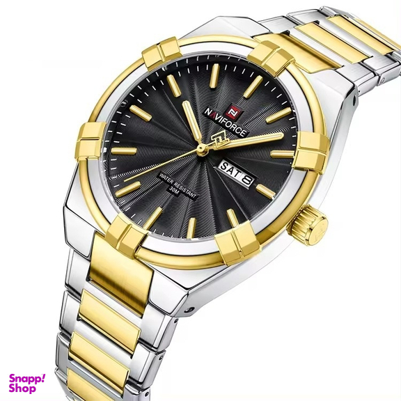 ساعت مچی عقربه‌ای مردانه نیوی فورس مدل NF9218GB