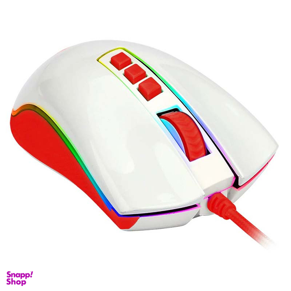ماوس ردراگون مدل Redragon COBRA Red White M711C