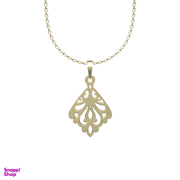 گردنبند طلا 18 عیار زنانه مدوپد مدل هندسی کد TT2-1-1223