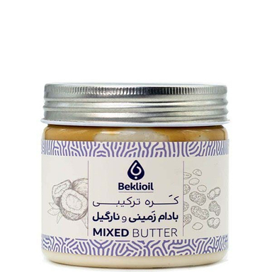 کره ترکیبی بادام زمینی و نارگیل بکلی وزن 300 گرم